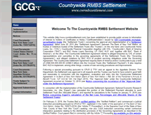 Tablet Screenshot of cwrmbssettlement.com